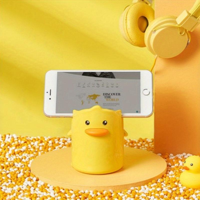 Yellow Duck Desk Organizer-Office & School Supplies Storage for Pens- Fun Workspace Decor | Playful Design | Decorative Storage.