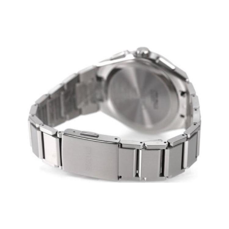 SEIKO Solar Quartz Movement Titanium Strap Watch Men's Watches Gray Dial SBXY043 SBXY043