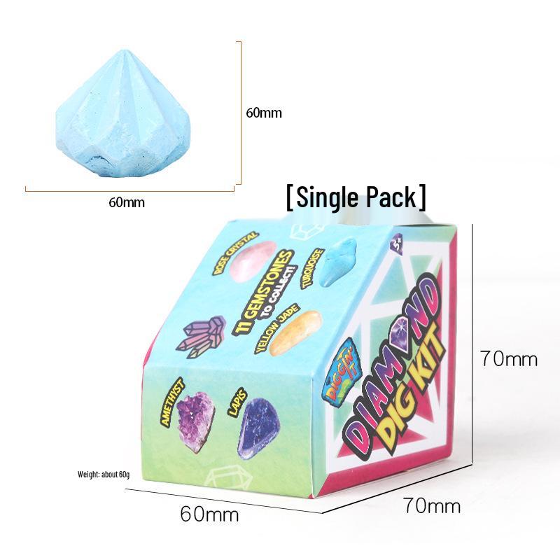 Kids' Gem Digging Treasure Hunt Toy - Educational Archaeological Exploration Set