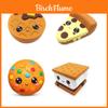 Adorable Squishy Ice Cream Cone Pu Filled Cookie And Waffle Pizza Simulation Toy