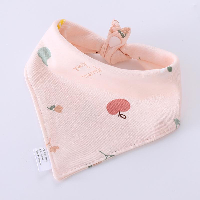 Waterproof Baby Triangle Bib - Pure Cotton for Newborns, Boys & Girls