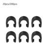 20/200lots Bicycles Brake Wire Clamps Bicycles Shifter Brake Line Guide Clamps for Secure Line Management