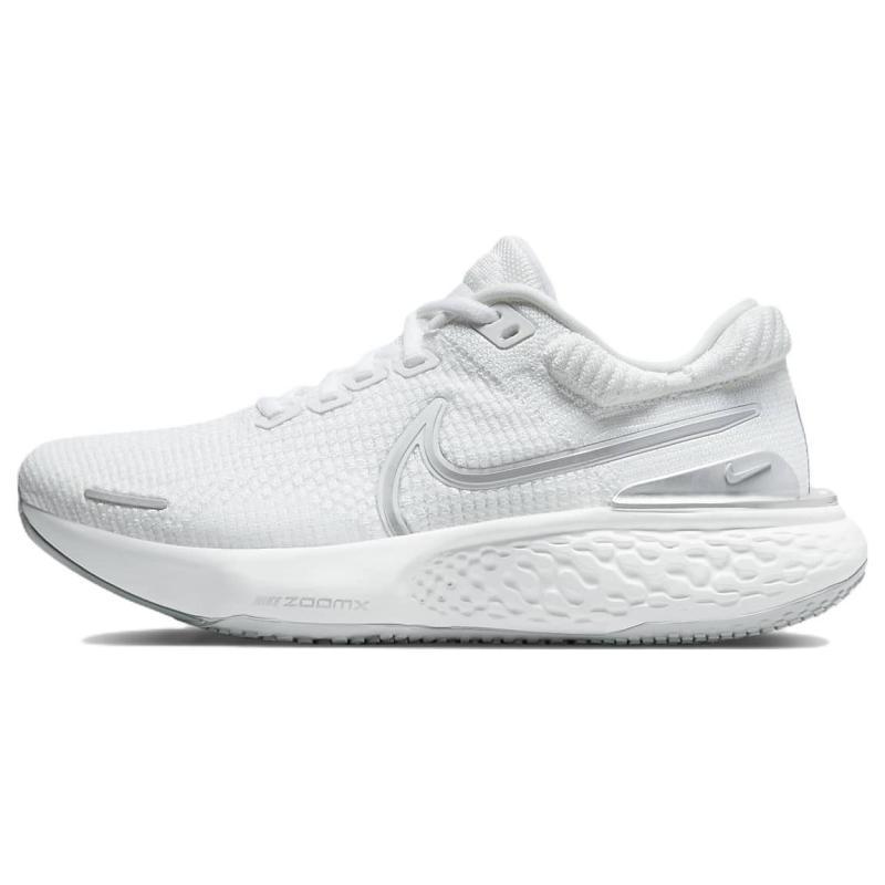 Nike ZoomX Invincible Run Flyknit 2 'White Metallic Silver' Women's Sneakers casual DC9993-101