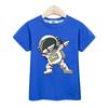 Children Summer Tops Astronaut Cartoon Fashion T-shirt Baby Boys Short Sleeves Shirt Clothing Shirt