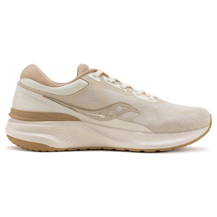 Saucony Puff Comfortable Shock Absorption Non-Slip Wear-Resistant Lightweight Low-Top Training Running Shoes Unisex Running Shoes Brown White S28194-2