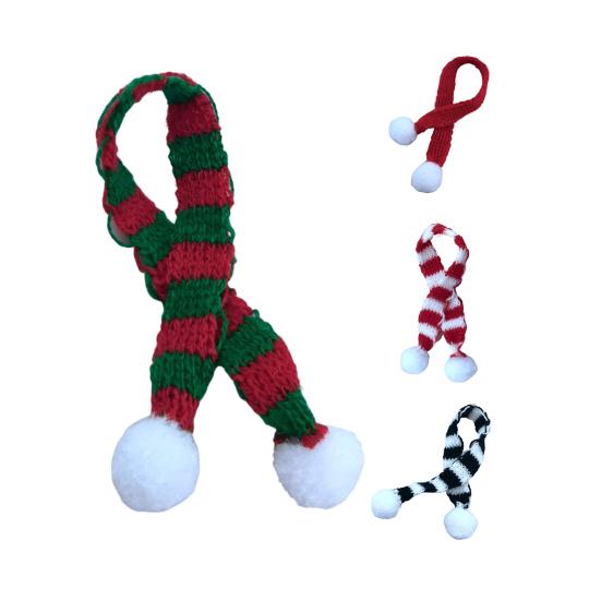 2Pcs Decorate Cloth Attractive Realistic Dollhouse Decorative Small Scarves Mini