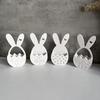 DIY Easter Rabbit Egg Flower Basket Silicone Mold Wall Pendant Plaster Drip Mold for Home Easter Party Decoration