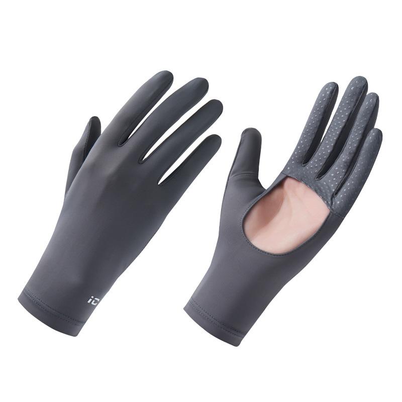 Women's Summer UV Protection Cycling Gloves - Breathable, Anti-Slip, Ice Silk, Thin Design