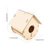 Hands On Learning Bird House Making Set Easy to Assemble Wooden Bird Shed Craft Supplies For Children Students Education