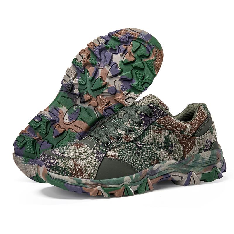 Fashion Men's Camouflage Hiking Shoes Non-Slip Outdoor Trekking Sneakers Man Comfortable Wear-Resistant Climbing Shoes For Men