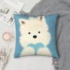 Dog Cute Sherry Small Puppy Pillow Case Square Double-Sided Printing Sofa Cushion Cover Pillowcase Bedroom Bedside