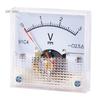 91L4 Voltage Meter DC 0-250V Square Pointer Type DC Voltmeter Portable Analog Volt Pointer Needle Analog Panel Voltage Gauge