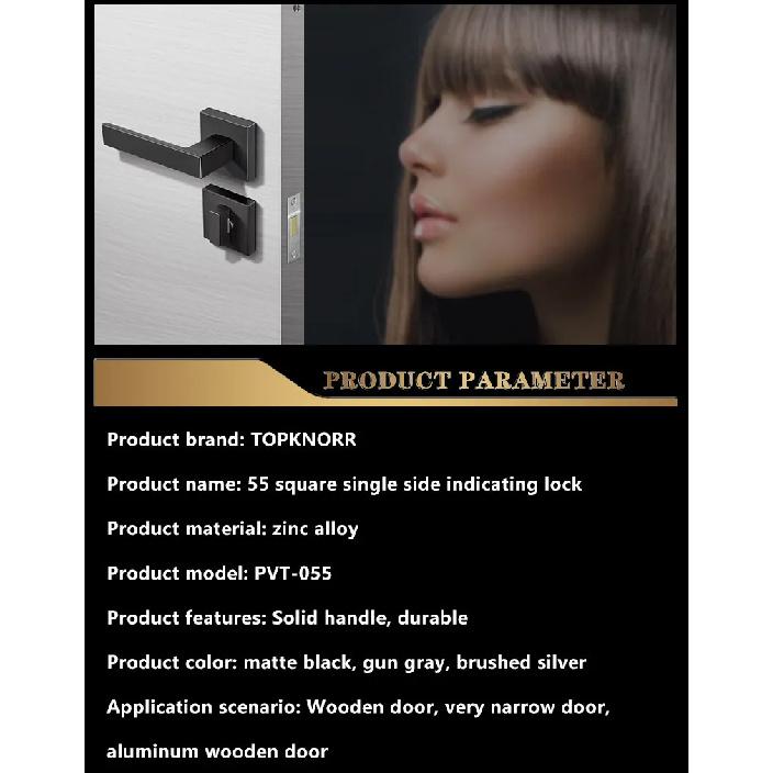 Invisible Door Lock Bedroom Single Side Secret Lock Chamber Door With Key Hidden Door Handle Background Wall Hidden Door Lock