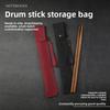 PU Leather Drum Stick Bag Lightweight Drumstick Holder Portable Drumstick Bag  For All Drumsticks