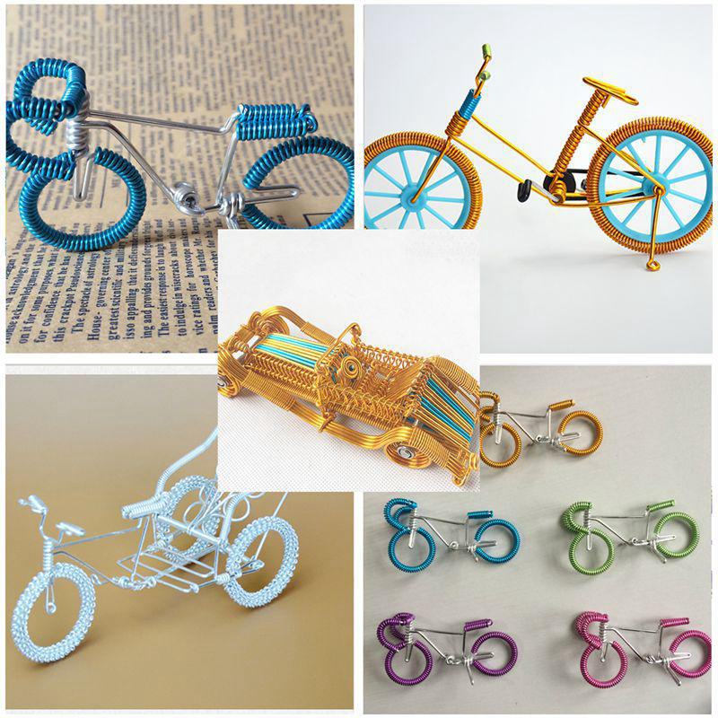 Colored Oxidized Aluminum Wire (1mm-2.5mm) for DIY Crafts & Bicycle Ornaments