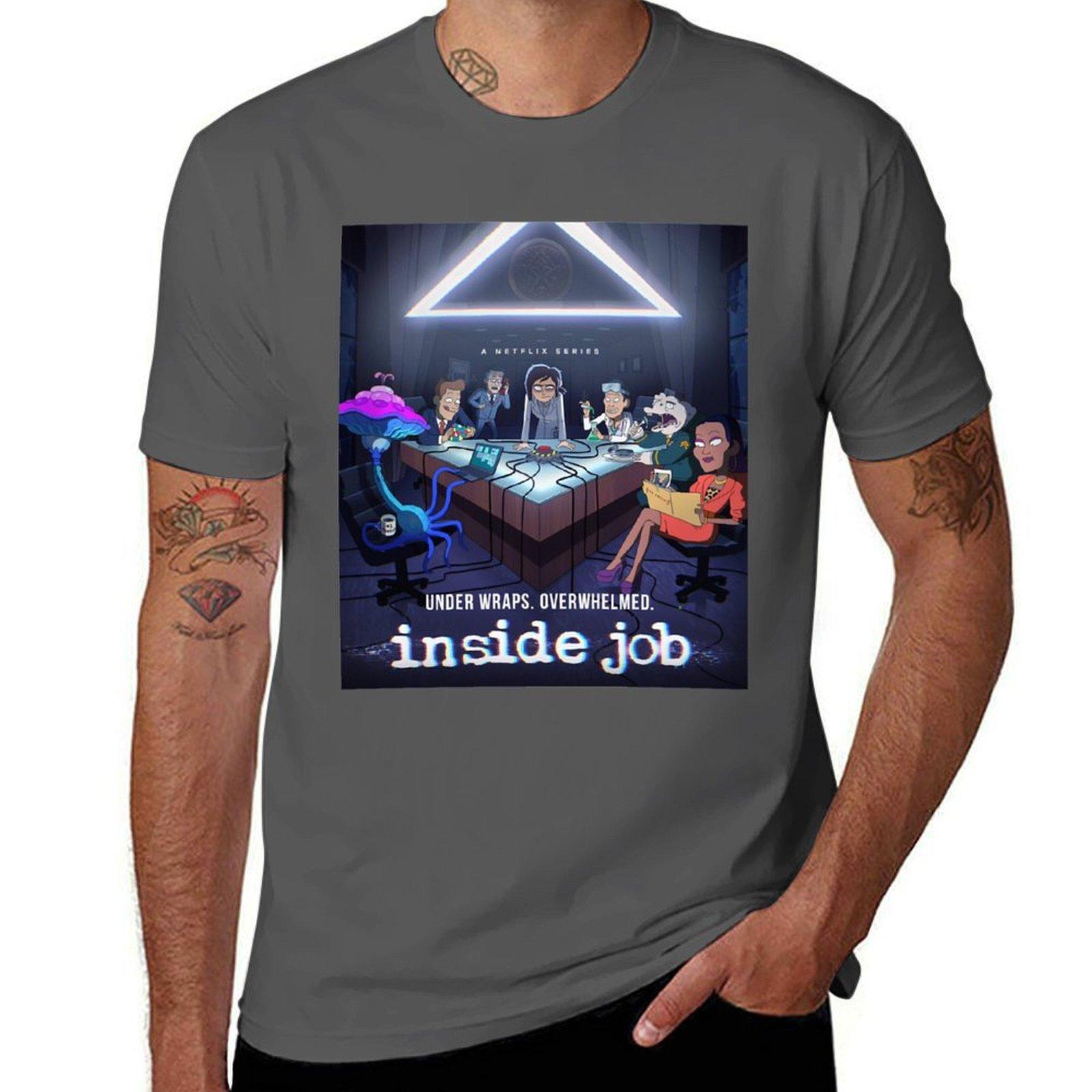 Lover Gifts Inside Job Netflix 2021 - Cognito Inc Cool Gift T-Shirt graphic t shirts for man man t shirts for men T-Shirt 4XL