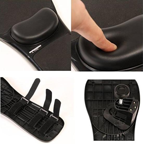 Felimoa Computer Attaches To Both Desk and Wrist Mouse Reduces Protects Easy To Install Armrest, Chair, Armrest, Rest, Pad, Anti-Fatigue, Fatigue,