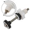 2PCS M6 Tank Bolt Silvery Stainless Steel/Rubber Toilet Cistern To Toilet Pan Fixing Fitting Sealing Kit Close Coupling Bolts