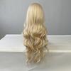 Blonde Women's Synthetic Wig with Large Waves and Long Curly Hair Wig Full Head Set Halloween Cosplay Daily Dress Wig