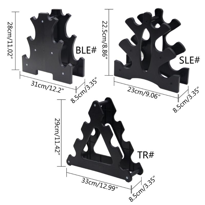 Dumbbell Rack Compact Dumbbell Holder 3 Tier Dumbbell Rack Stand Small Dumbbells Organizer Suitable for Office Gyms Home