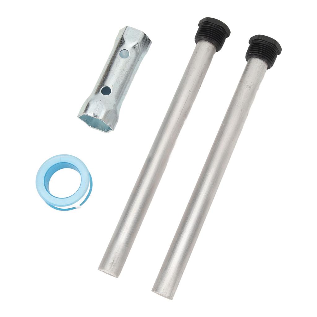 RV Water Heater Anode Rod with Sleeve Flat Cap 3/4in NPT Thread Magnesium Rod Replacement For Mor‑Fl