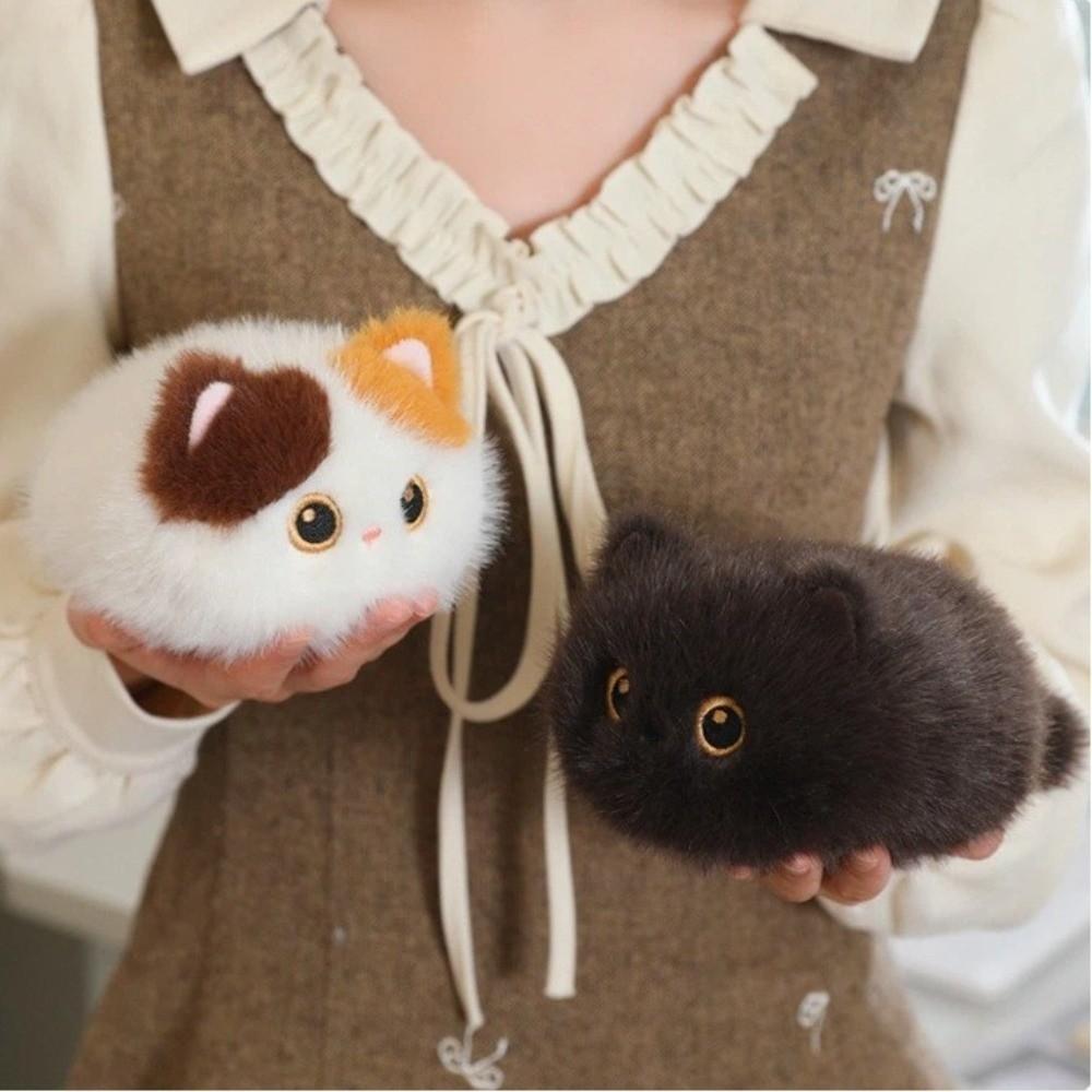 Soothing Feature Stuffed Animal Cat Soft Fluffy Fluffy Cat Toy Soft Cat Plush Toy Baby Gift