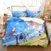 Cool Kyaru Princess Connect Re:Dive Bedding Set Duvet Cover + 2 Pillowcases Cat Ears Thief Cute Anime Girl Bedroom Decor