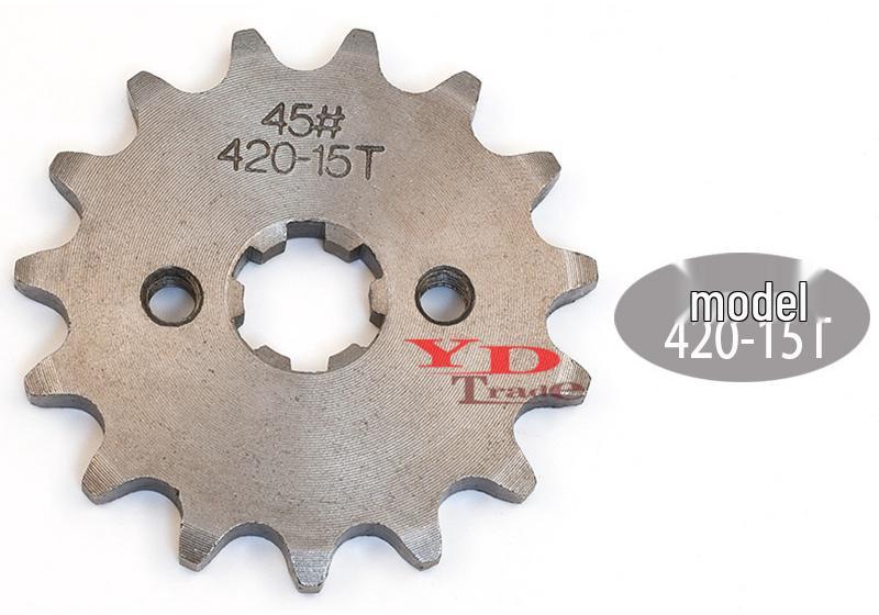 Off-Road Motorcycle ATV Beach Buggy Kart 420 Flywheel with 10-19T Small Sprocket Chain Gear