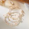 Bohemia Starfish Shell Pearl Anklets For Women Soft Clay Pottery Beaded Barefoot Ankle Bracelet Summer Beach Leg Foot Jewelry