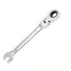 10mm Dual Purpose Ratchet Wrench with Flexible Head, High Torque Metric Square Open Wrench Set, 72 Teeth
