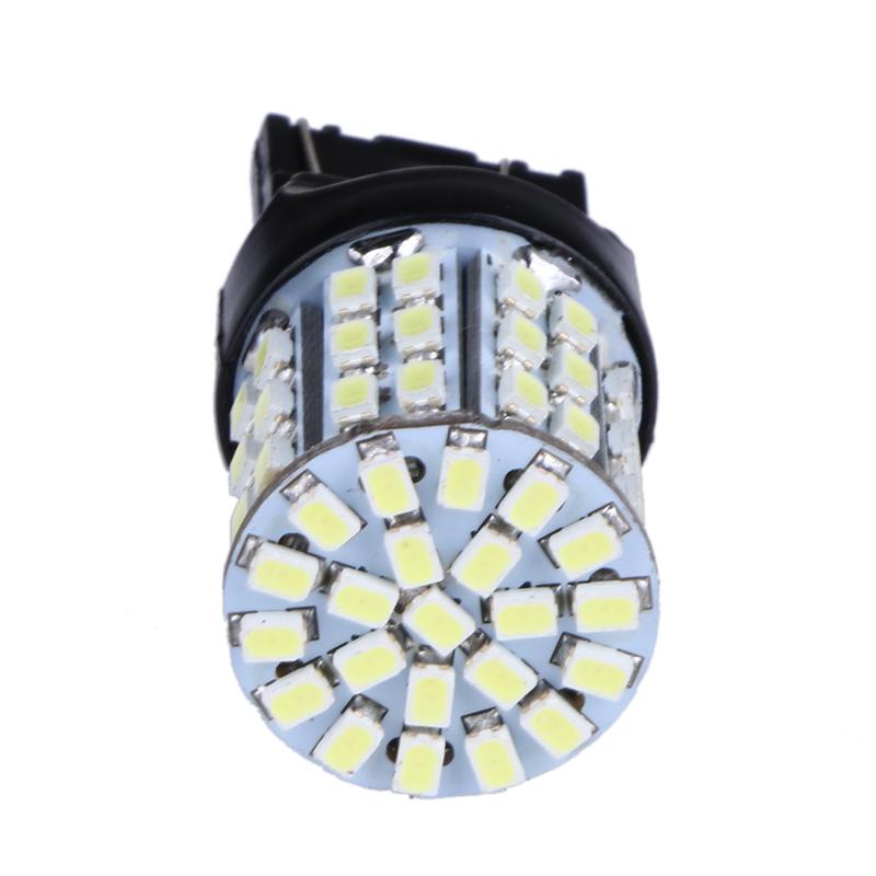 2pcs T20 W21W 7443 7440 LED 64-SMD 1206 Tail Stop Brake Light Bulb Lamp Signal Lighting Accessory for Car Auto