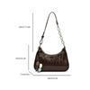 Temperament embossed single shoulder diagonal span underarm bag Fan Ji new stone pattern chain hand shoulder bag