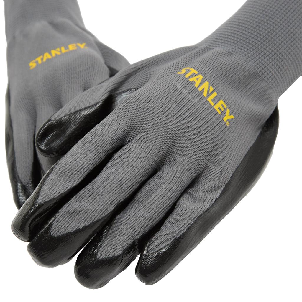 STANLEY Nitrile Gripped Safety Gloves