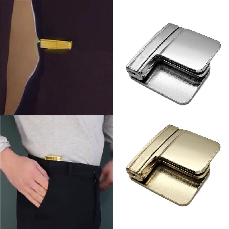 Multi-functionZinc Alloy Belt Clip Lazy Belt Cordless Buckle Belt Scam Waistband Pants Skirts T-shirt Suit Pants Belt