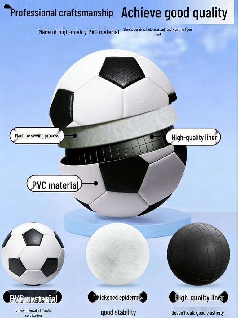 PVC Football Size 3-5 for Primary and Secondary School Training and Competition