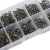 210pcs Fishing Swivels Snaps Set Stainless Steel Rolling Barrel Swivel with Safety Snaps Fishing Line Connector