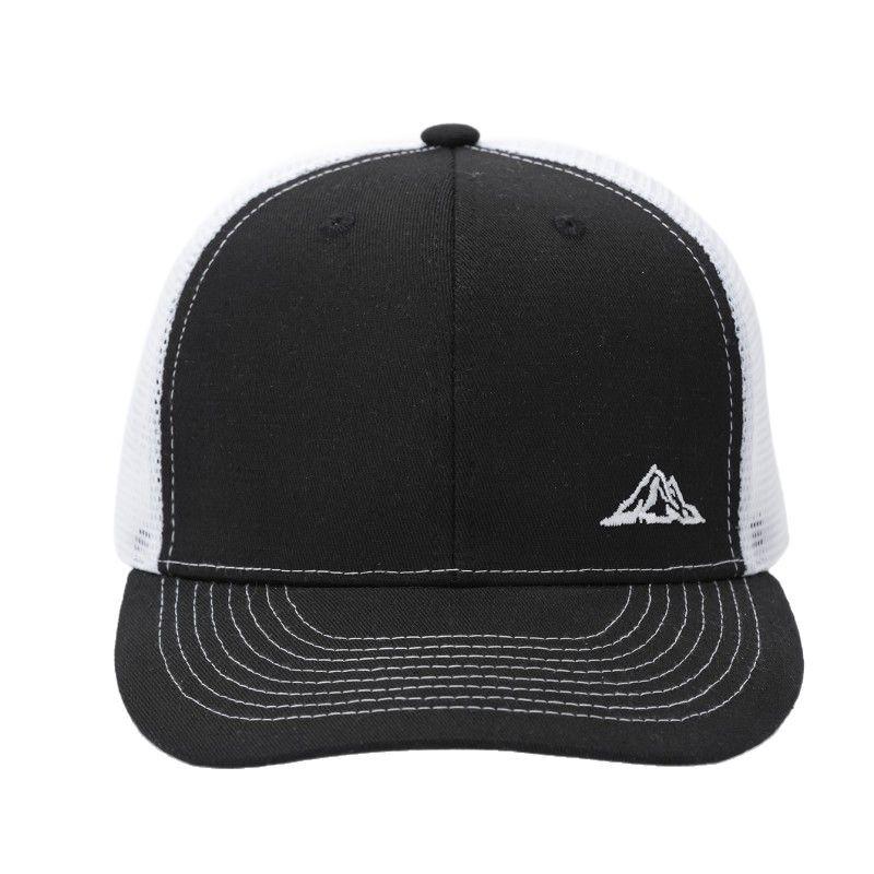 Neue vielseitige Bergstickerei Baseballkappe - Gebogener Outdoor-Netz-Sonnenschutz, Atmungsaktiv und Trendig