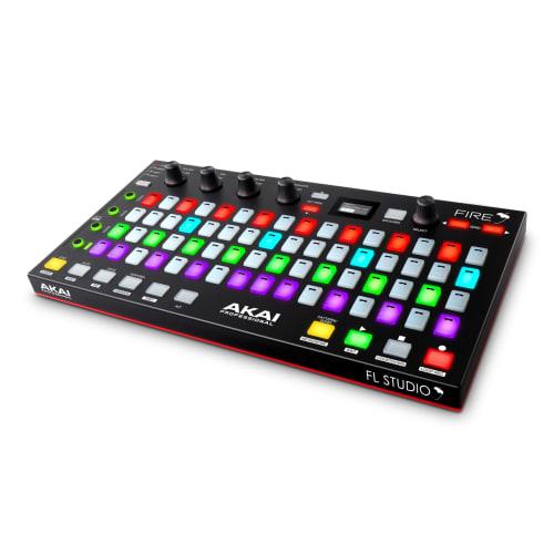 Akai Professional USB MIDI Controller for FL Studio, 64-Pad RGB Clip Drum Pad Matrix [Controller Only/No Software Included] FIRE Controller Only
