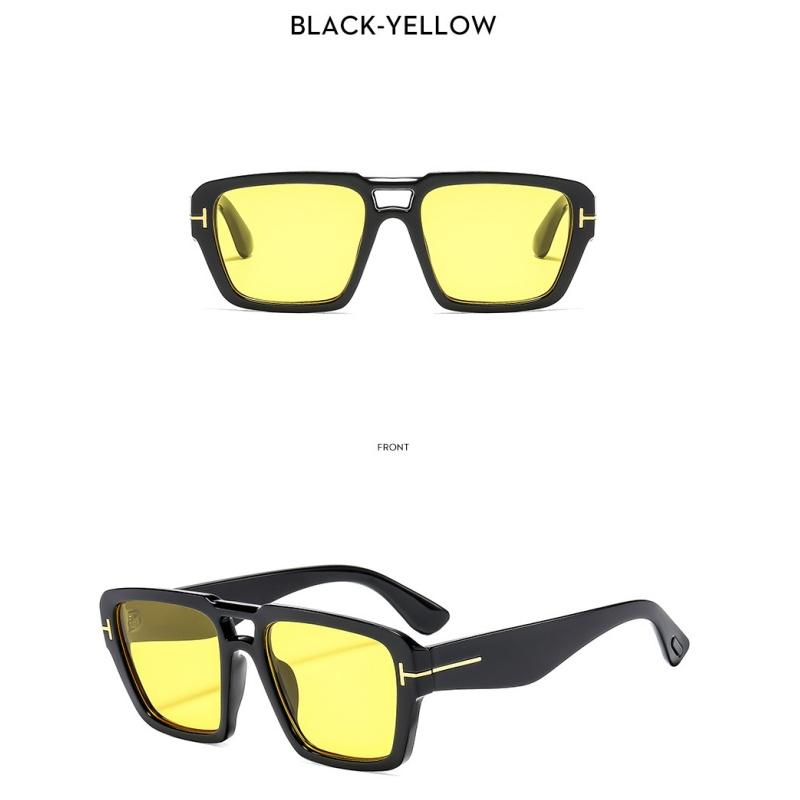 Women's sunglasses, square T-shaped sunglasses, men's and women's fashion sunglasses