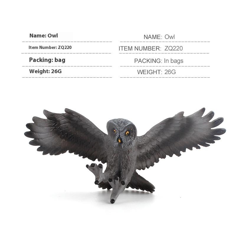 

Wildlife Children s Science Education Cognitive Bird Model Simulation Owl Woodpecker Carving Ornament Toy