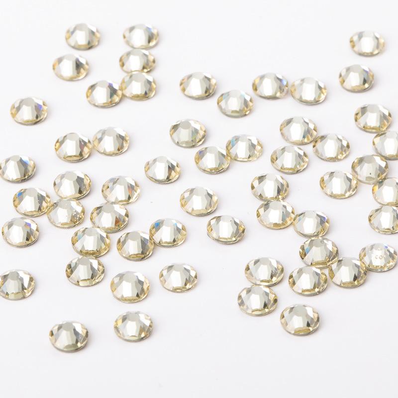 Yantuo Factory Bulk Package Non-Hotfix AB Crystal Stone Glass Flatback Rhinestones Ss4 Ss6 Ss8 Ss10 Ss12 Ss16 Ss20