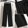 DIMANAF 2023 Summer Pants High Waist Women Straight Basic Pants Loose Casual Female Casual Trousers Pants 5XL
