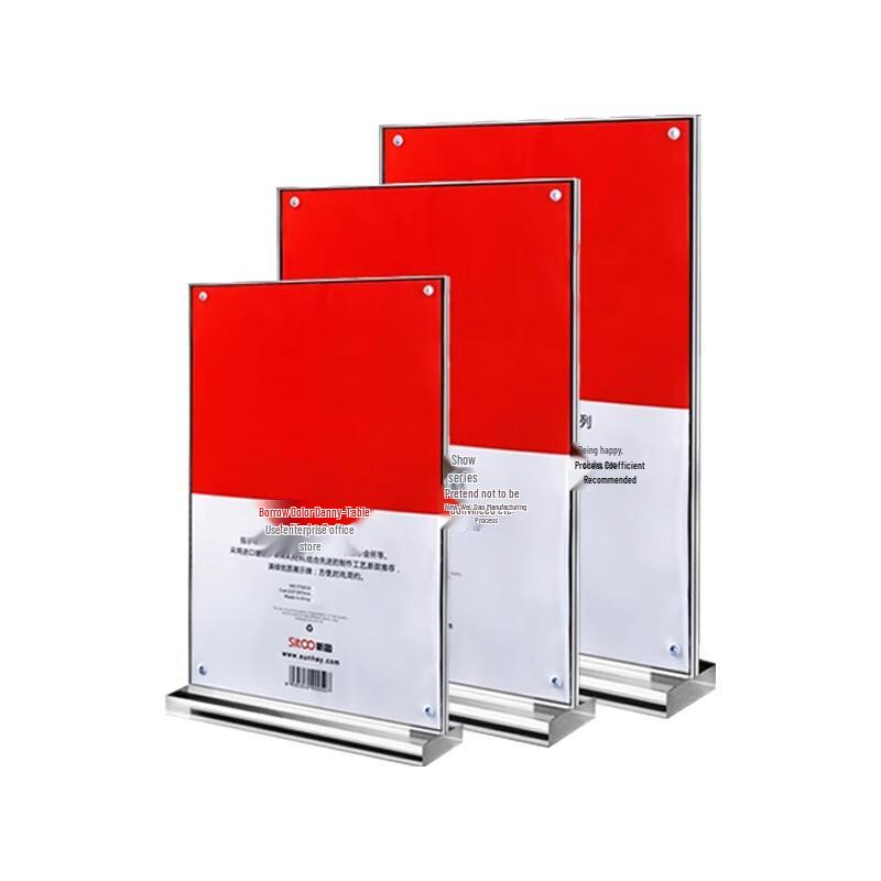 Magnetic Acrylic T-Shape Table Sign