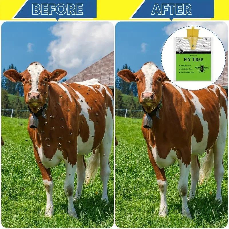 Spdak Grüne Fliegenfalle Hängend Wasserlöslicher Köder Fliegenkäfig Effektiver Fliegenfänger