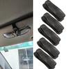 1/2/3/4/5pcs Universal Auto Sun Visor Glasses Holder Car Box Sunglasses Clip Card Ticket Holder Stand Fastener Case Eyeglasses