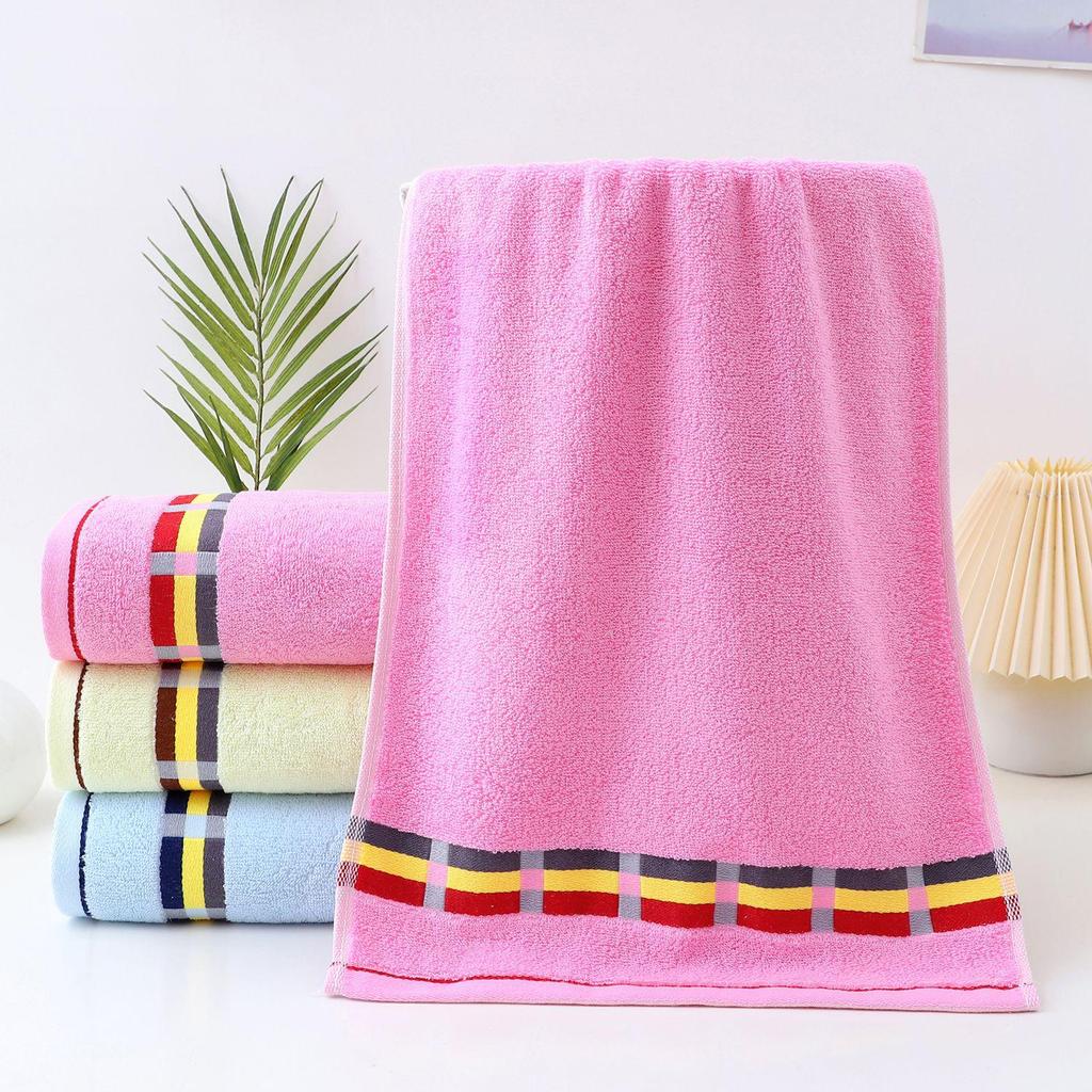 Embroidered Pure Cotton Face Towel – Thick, Absorbent, Gift-Ready