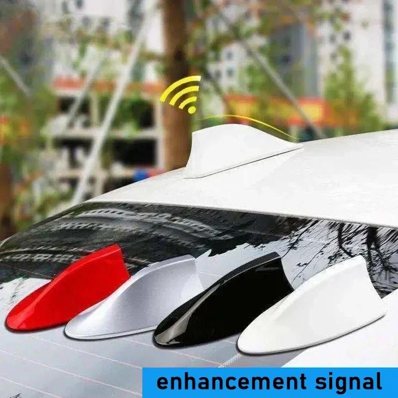 Universal Autodach Haifischflosse Dekorative Antenne Antennenabdeckung Aufkleber Basis Dach Kohlefaser für BMW Honda Toyota Mazda Hyundai