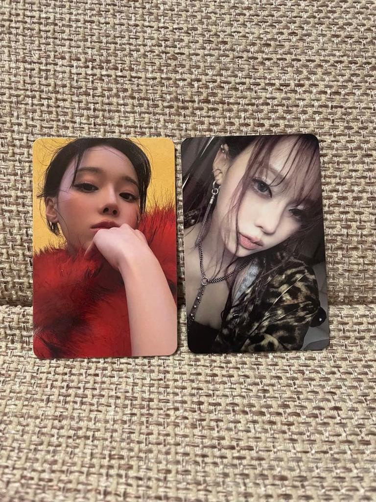 [USED] AESPA Dirty Work Rich Man Album Trading Card Winter