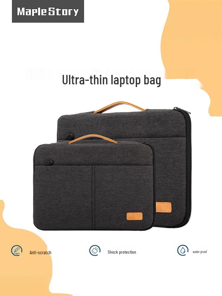 Waterproof Multi-Functional Minimalist Laptop & Tablet Tote Bag, Fits 16/13.6 Inch Devices.