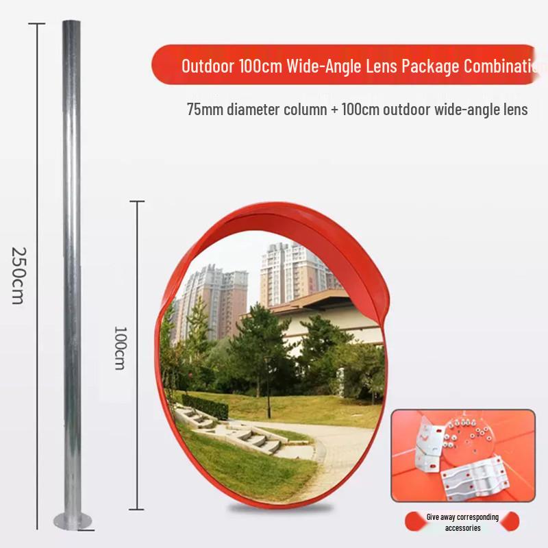 Weitwinkel-Verkehrskonvexspiegel für die Verkehrssicherheit